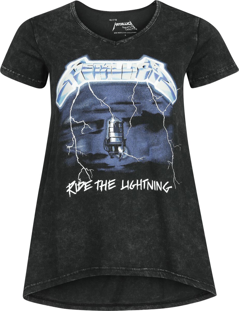 Metallica T-Shirt - EMP Signature Collection - S bis 3XL - für Damen - Größe L - dunkelgrau  - EMP exklusives Merchandise! von metallica