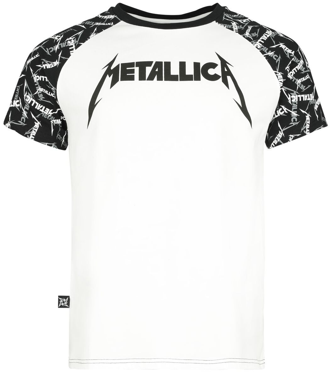 Metallica T-Shirt - EMP Signature Collection - S bis 5XL - für Männer - Größe 5XL - weiß/schwarz  - EMP exklusives Merchandise! von metallica