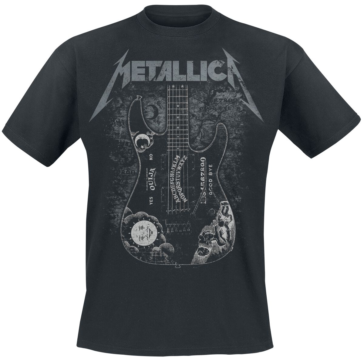 Metallica T-Shirt - Hammett Ouija Guitar - S bis 3XL - Größe M - schwarz  - Lizenziertes Merchandise! von metallica