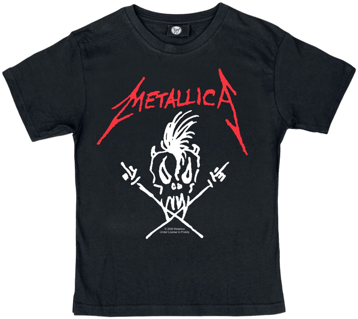 Metallica T-Shirt - Metal-Kids - Scary Guy - 92 bis 164 - für Mädchen & Jungen - Größe 164 - schwarz  - Lizenziertes Merchandise! von metallica