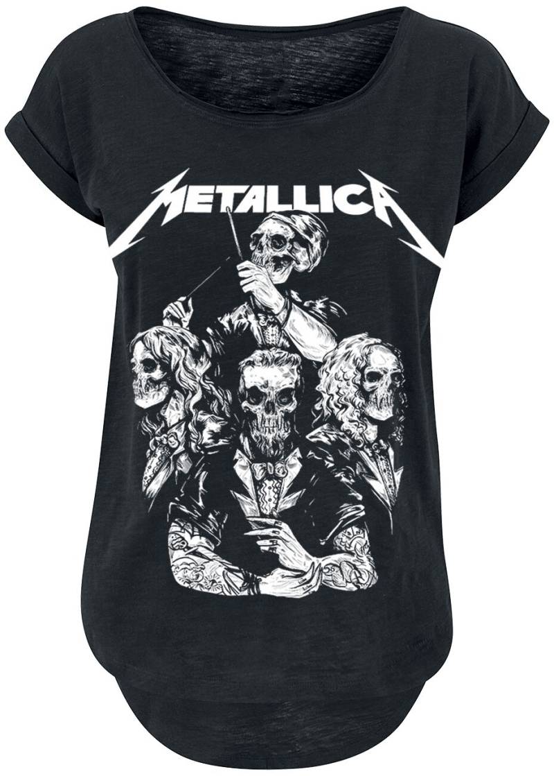 Metallica T-Shirt - S&M2 Skull Tux - S bis XXL - für Damen - Größe XXL - schwarz  - Lizenziertes Merchandise! von metallica