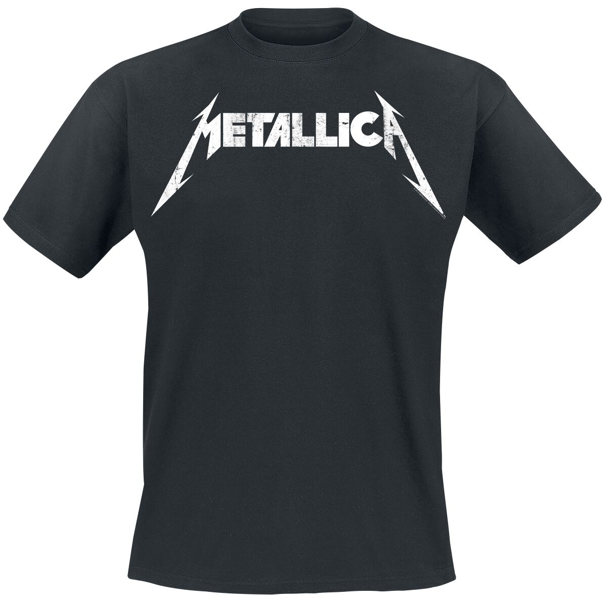 Metallica T-Shirt - Textured Logo - S bis 5XL - für Männer - Größe XL - schwarz  - Lizenziertes Merchandise! von metallica