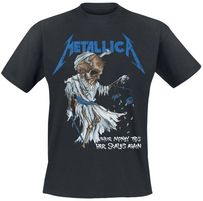 Metallica T-Shirt - Tip Scales - M bis 3XL - für Männer - Größe L - schwarz - Lizenziertes Merchandise! Metallica T-Shirt - Tip Scales - M bis 3XL - für Männer - Größe L - schwarz - Lizenziertes Merchandise! von metallica