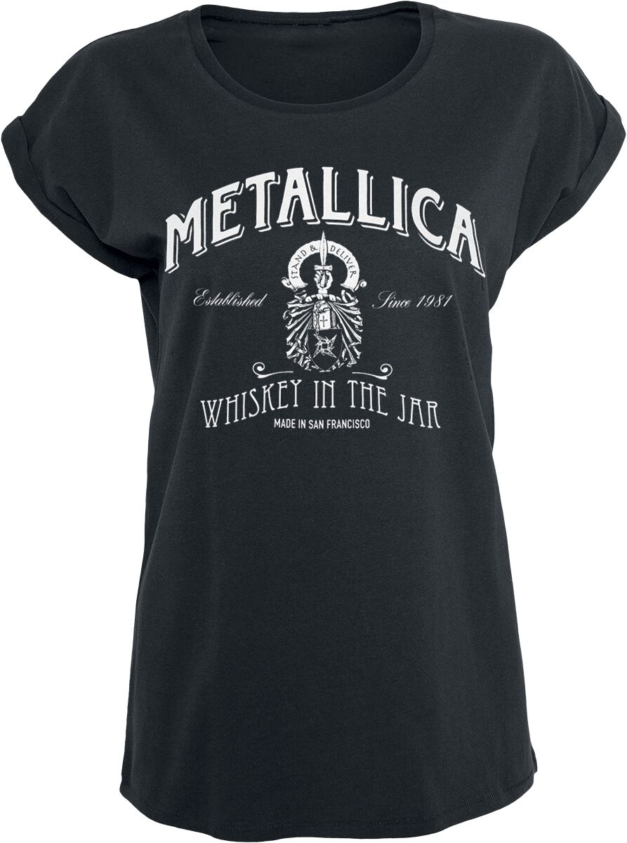 Metallica T-Shirt - Whiskey In the Jar - S bis 5XL - für Damen - Größe 4XL - schwarz  - Lizenziertes Merchandise! von metallica