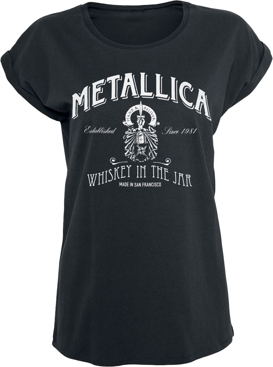 Metallica T-Shirt - Whiskey In the Jar - S bis 5XL - für Damen - Größe 3XL - schwarz  - Lizenziertes Merchandise! von metallica