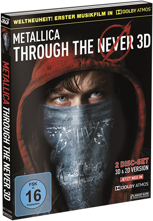 Metallica Through the Never – Dolby Atmos Blu-Ray 3D multicolor von metallica