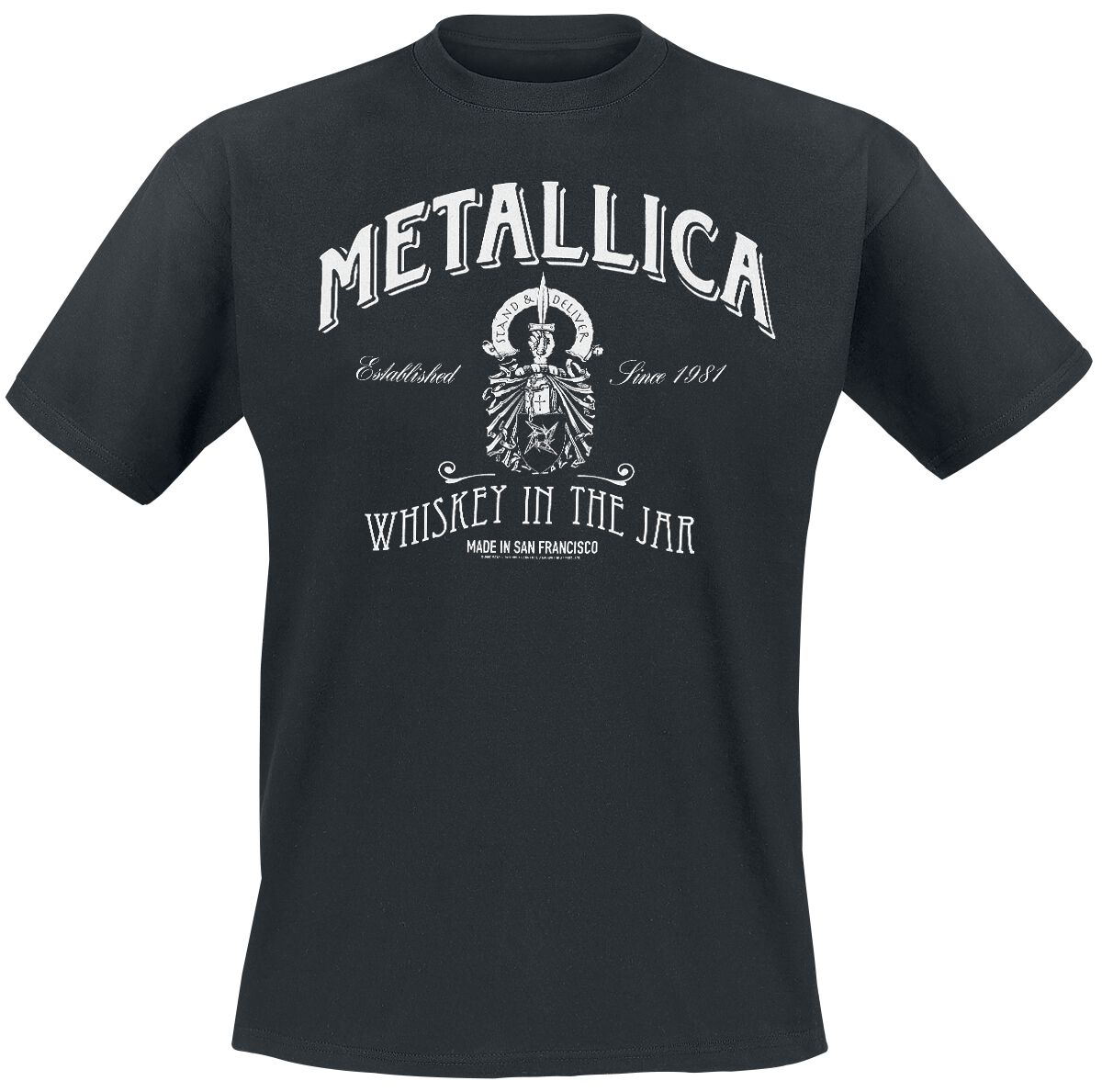 Metallica Whiskey In the Jar T-Shirt schwarz in 4XL von metallica