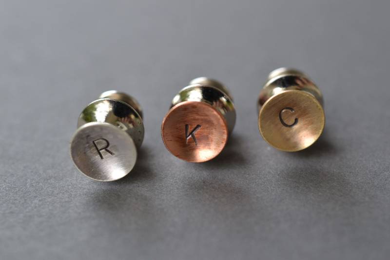 Monogramm Krawattennadeln von metamorph