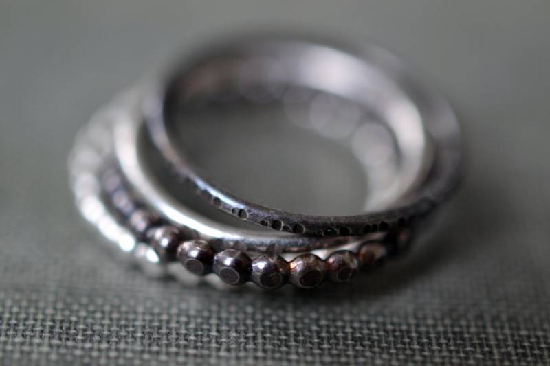 sterling Silber Midi Ring Knuckle Ring, Grösse 15-5 von metamorph