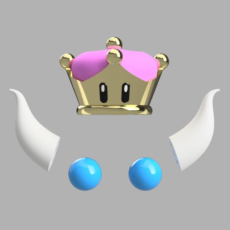 Bowsette Cosplay Set | Super Krone, Ohrringe, Hörner Bowsette Cosplay Set | Super Krone, Ohrringe, Hörner von metaware