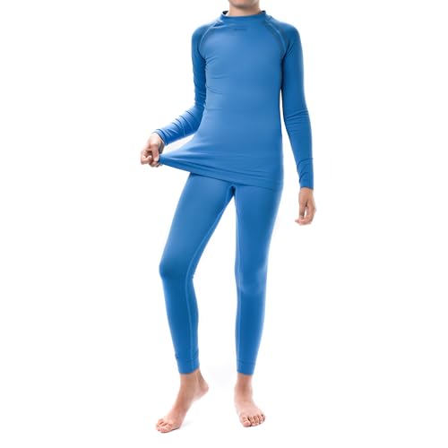 meteor® Thermounterwäsche Kinder Funktionswäsche Atmungsaktiv Set Jungen Thermoaktiv unterwäsche Thermounterhemd Funktionsunterwäsche Skiunterwäsche Mädchen Thermo Sportunterwäsche von meteor