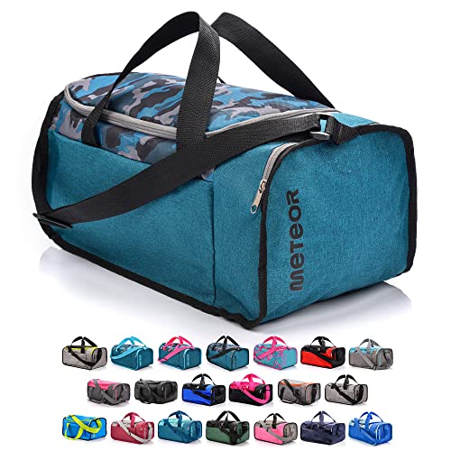 meteor 20 40 L Sporttasche Kinder Badetasche Herren schwimmtasche Schultertaschen Reisetasche Urlaubstasche klein Fitnesstasche Riementasche Schule Taschen Kindertaschen von meteor