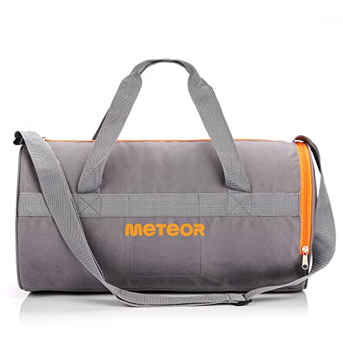 meteor Sporttasche Kinder 25L runde Tasche Gym Tasche Herren schwimmtasche Reisetasche Urlaubstasche klein Fitnesstasche Kindertaschen Schule-Taschen turntasche Jungen von meteor