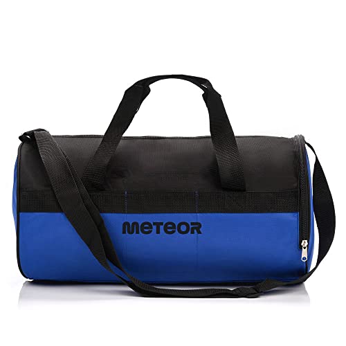 meteor Sporttasche Kinder 25L runde Tasche Gym Tasche Herren schwimmtasche Reisetasche Urlaubstasche klein Fitnesstasche Kindertaschen Schule-Taschen turntasche Jungen von meteor