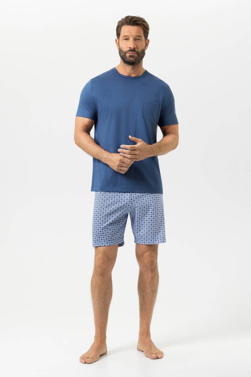 Anzug kurz Serie Summer Flower Hague Blue von mey