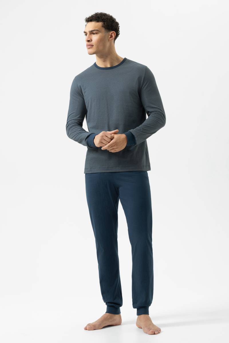 Anzug lang Serie Night Stripes Ink Blue von mey