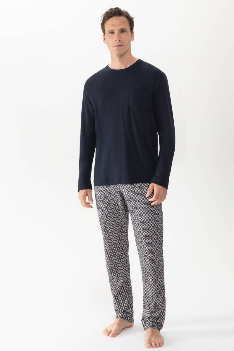 Anzug lang Serie Tile Mix Indigo von mey