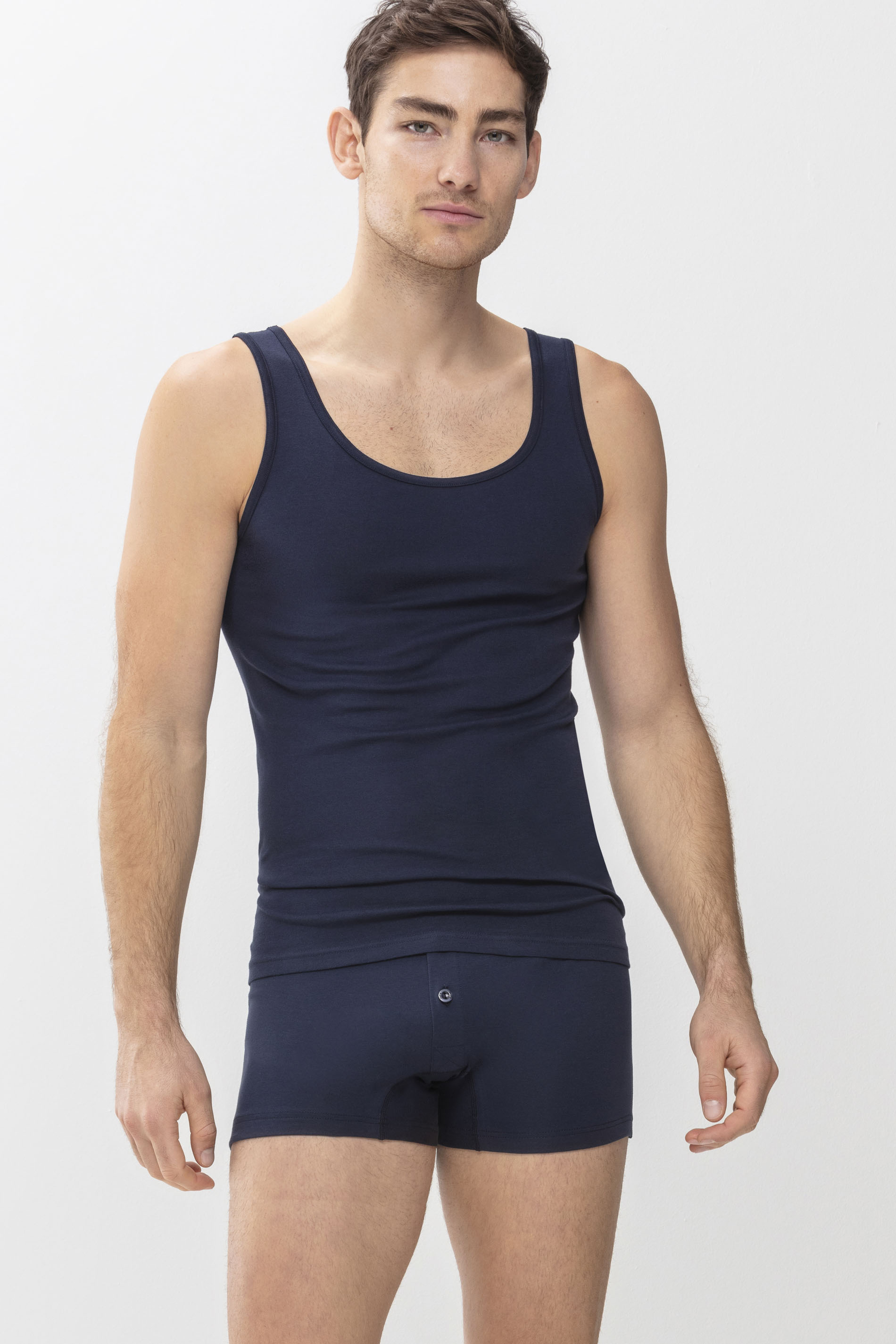 Athletic-Shirt Serie Casual Cotton Yacht Blue von mey