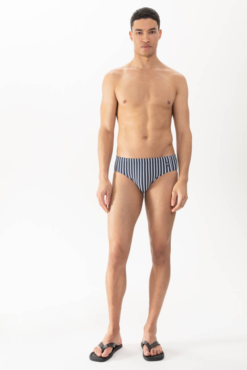 Badehose Serie Classic Stripe Yacht Blue von mey