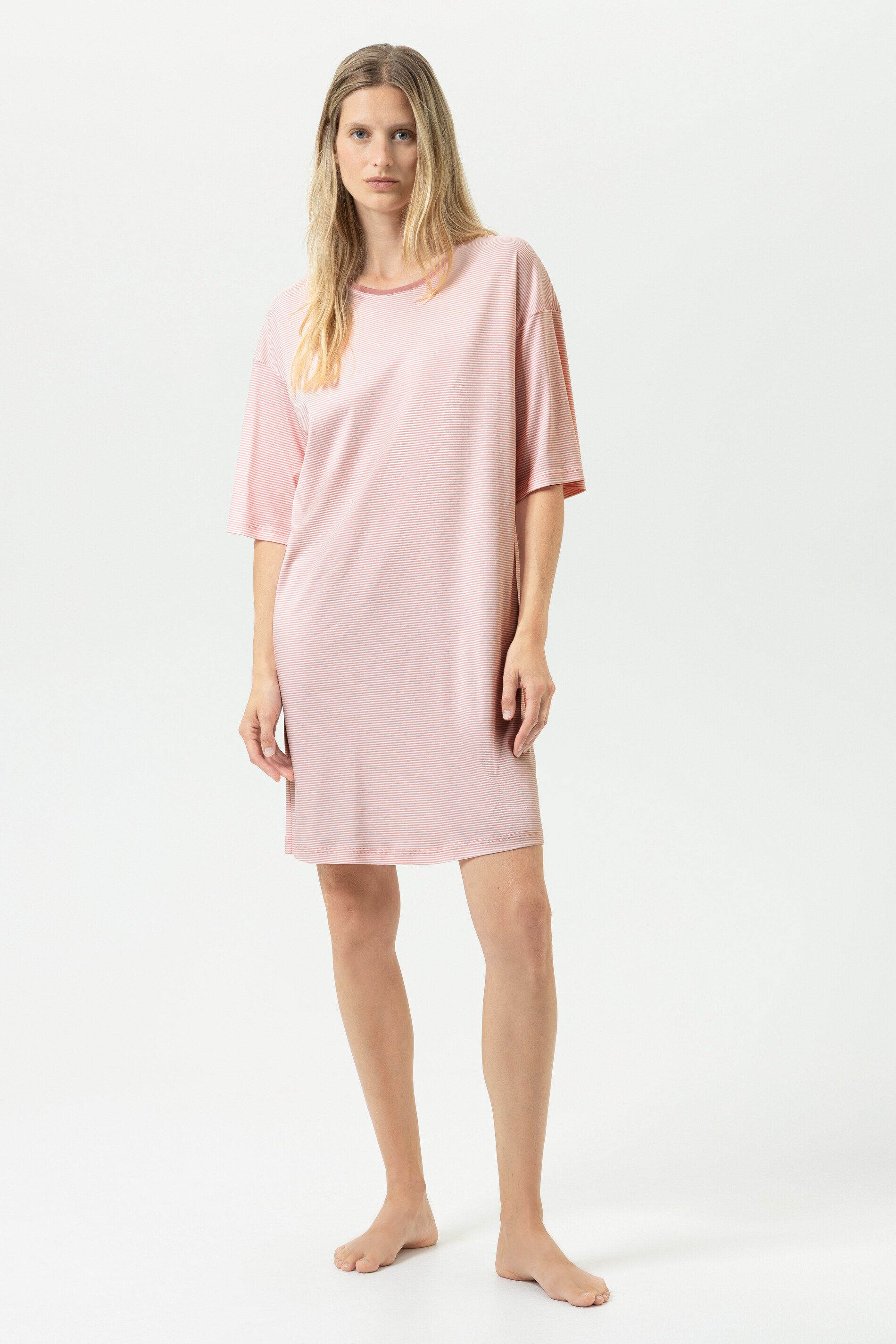 Bigshirt Serie Simple Stripes Bridal Rose von mey