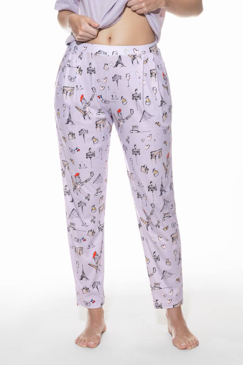 Hose knöchellang Serie France Sensation Violet Cake von mey