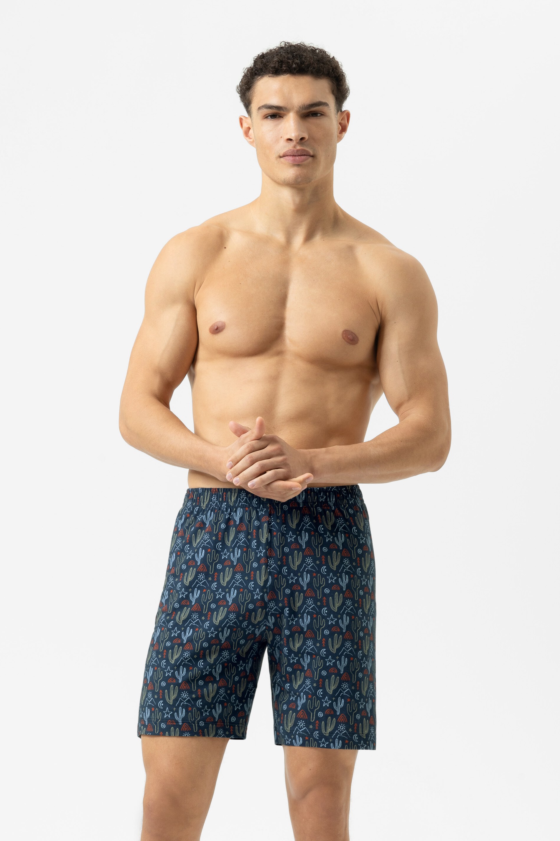 Hose kurz Serie Desert Cactus Yacht Blue von mey