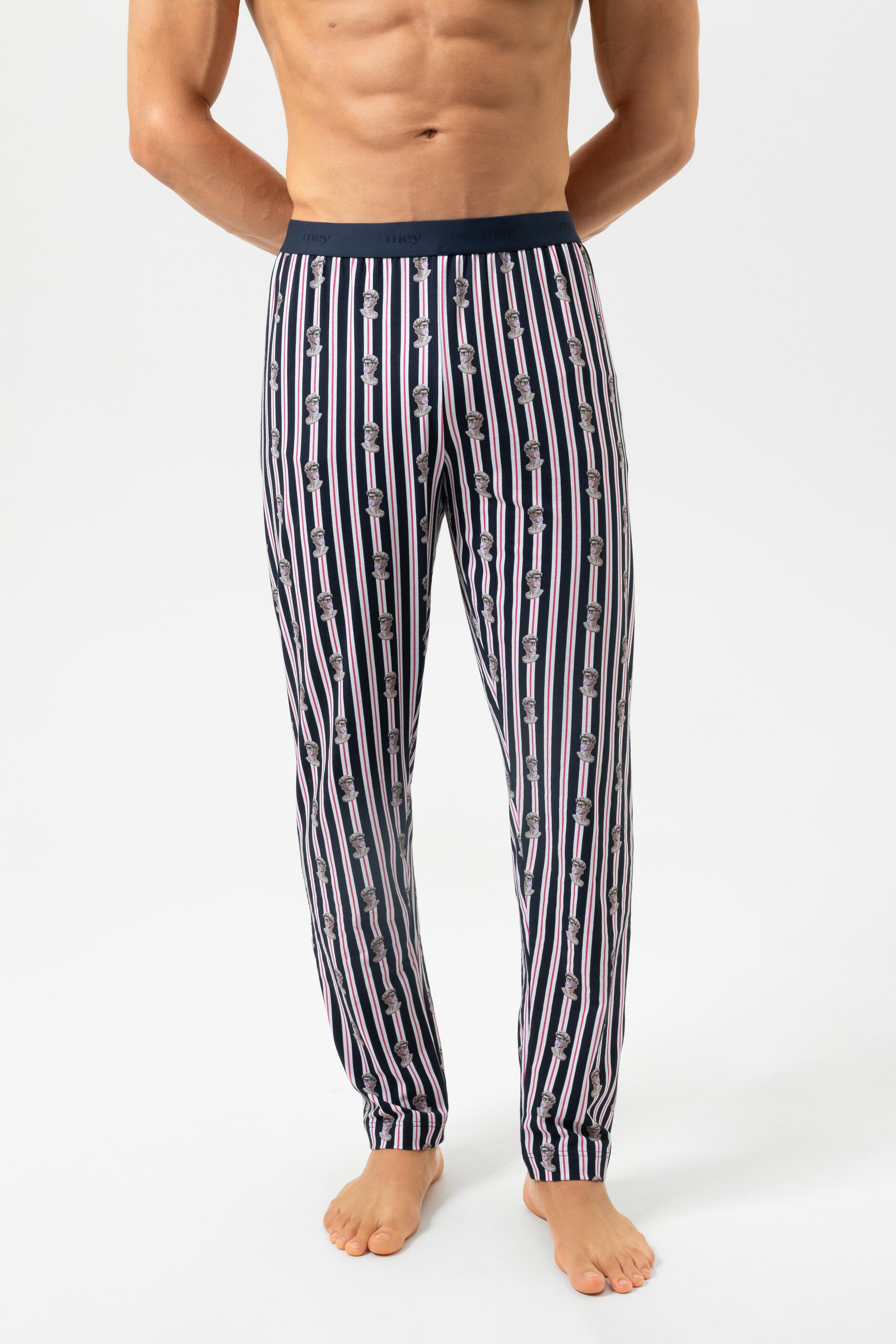 Hose lang Serie Marble Muse Yacht Blue von mey