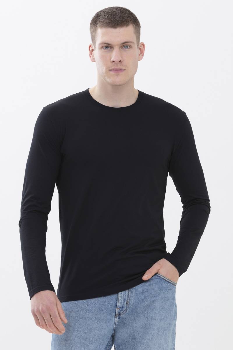 Hybrid-T-Shirt | Langarm Serie Hybrid T-Shirt Schwarz von mey