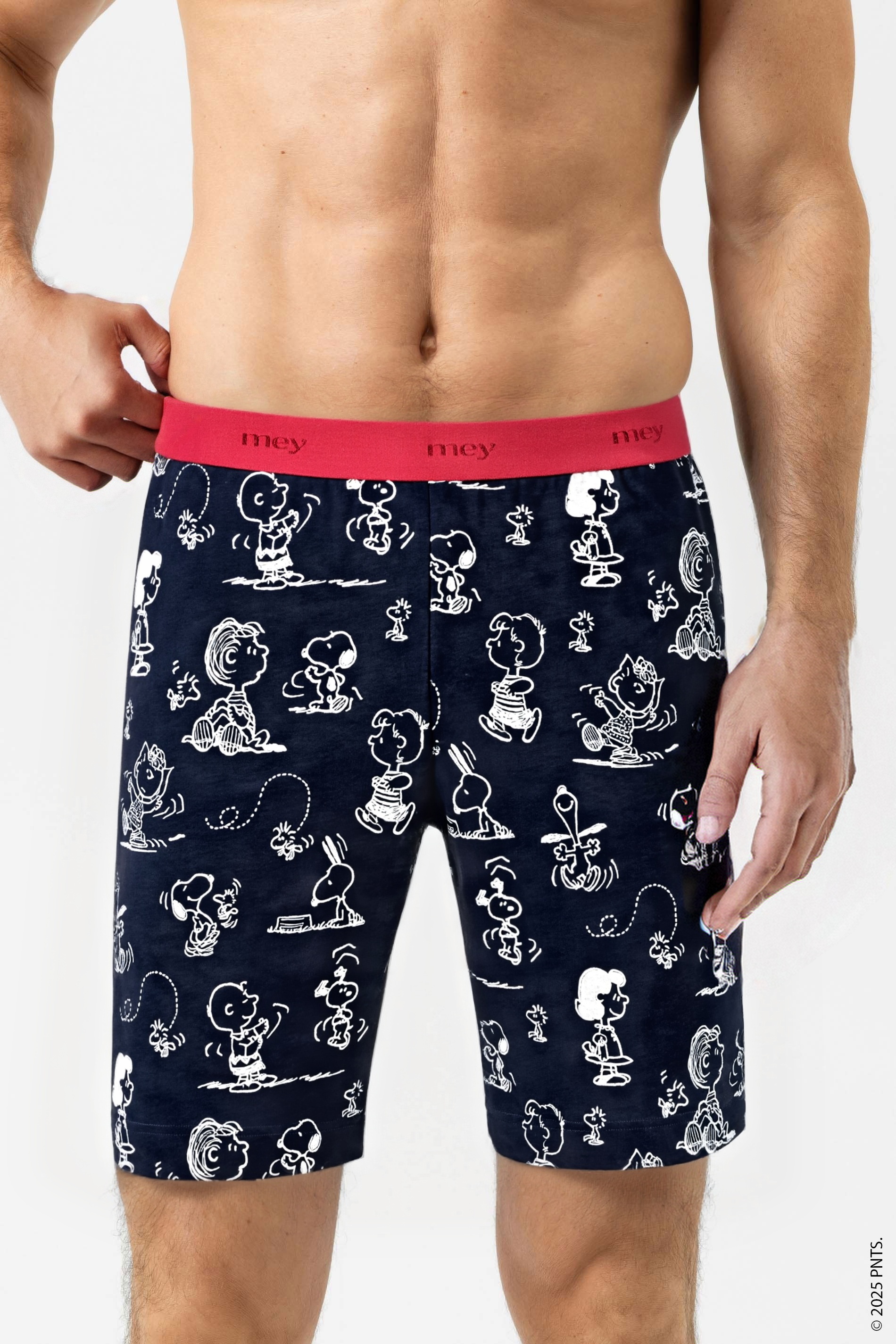 Kurze Hose Serie mey x Peanuts Yacht Blue von mey