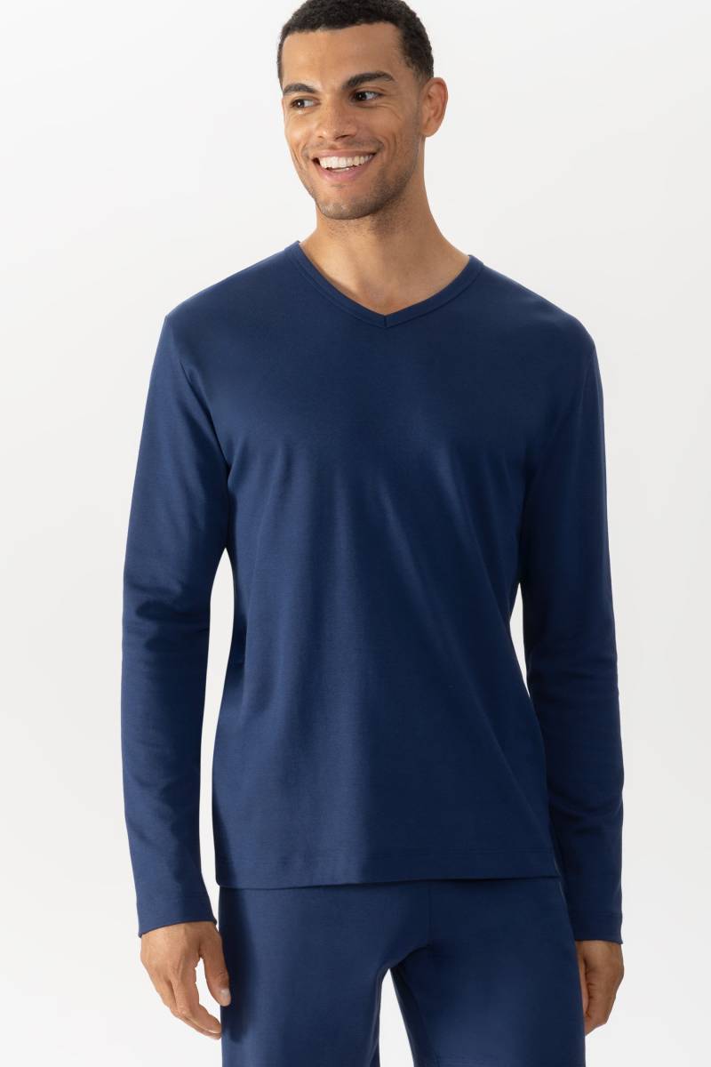 Langarm-T-Shirt Serie Solid Night Neptune von mey
