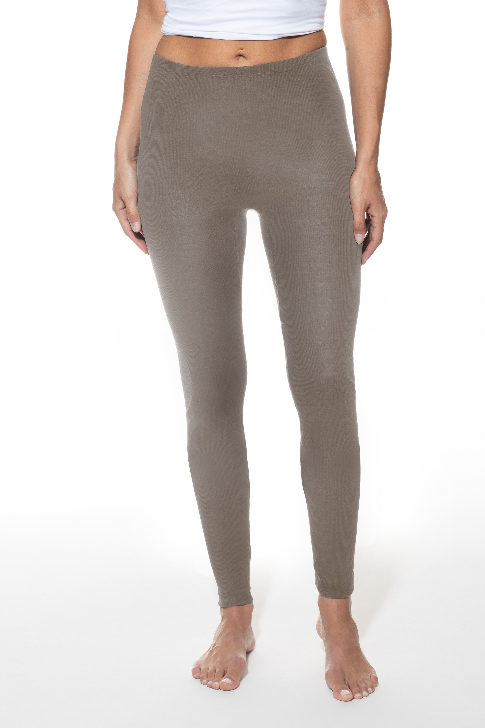 Leggings Serie Wool Love Deep Taupe von mey