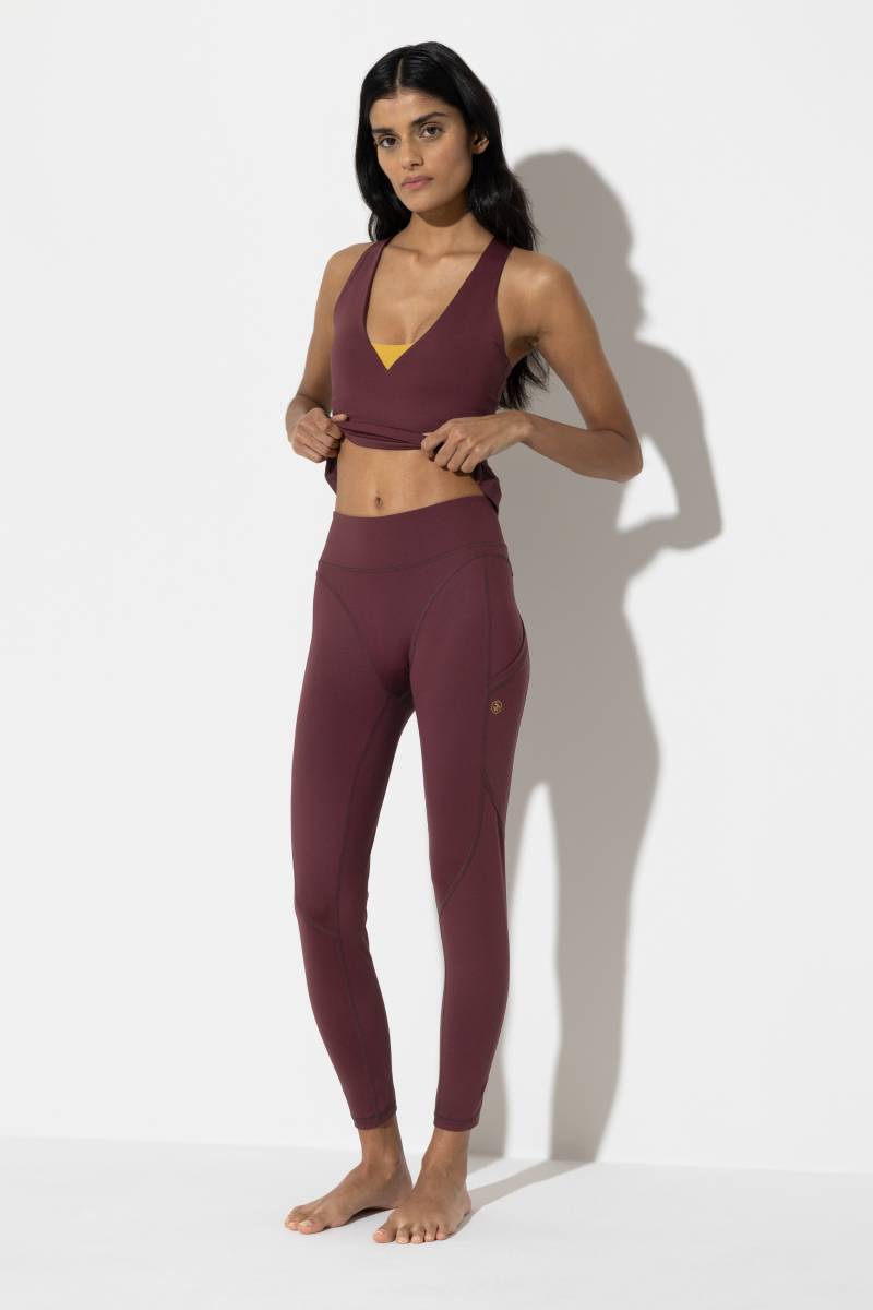 Leggings knöchellang Serie Stretchable Kumkum Red von mey