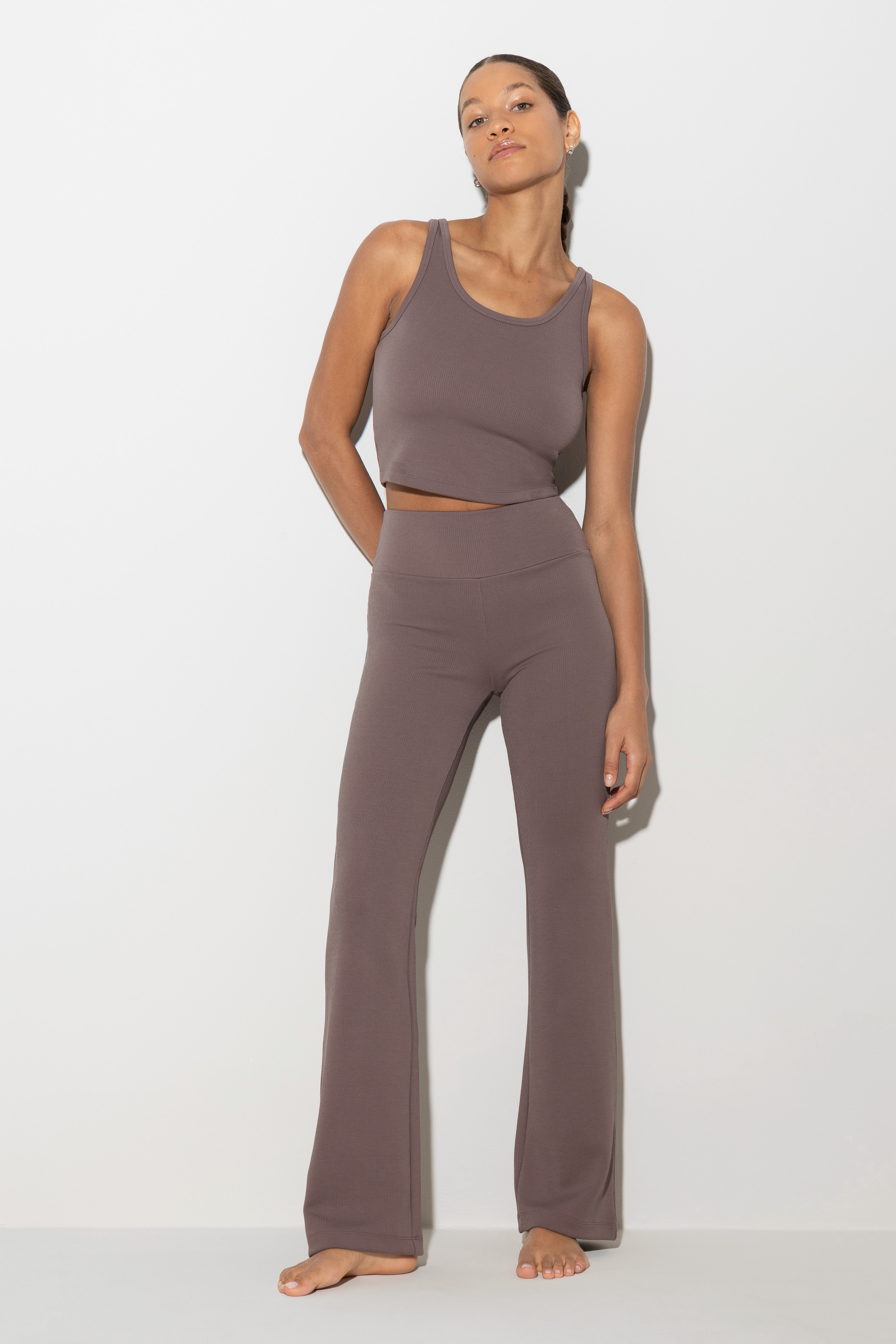 Leggings lang Serie Embraced Milk`n Coffee von mey