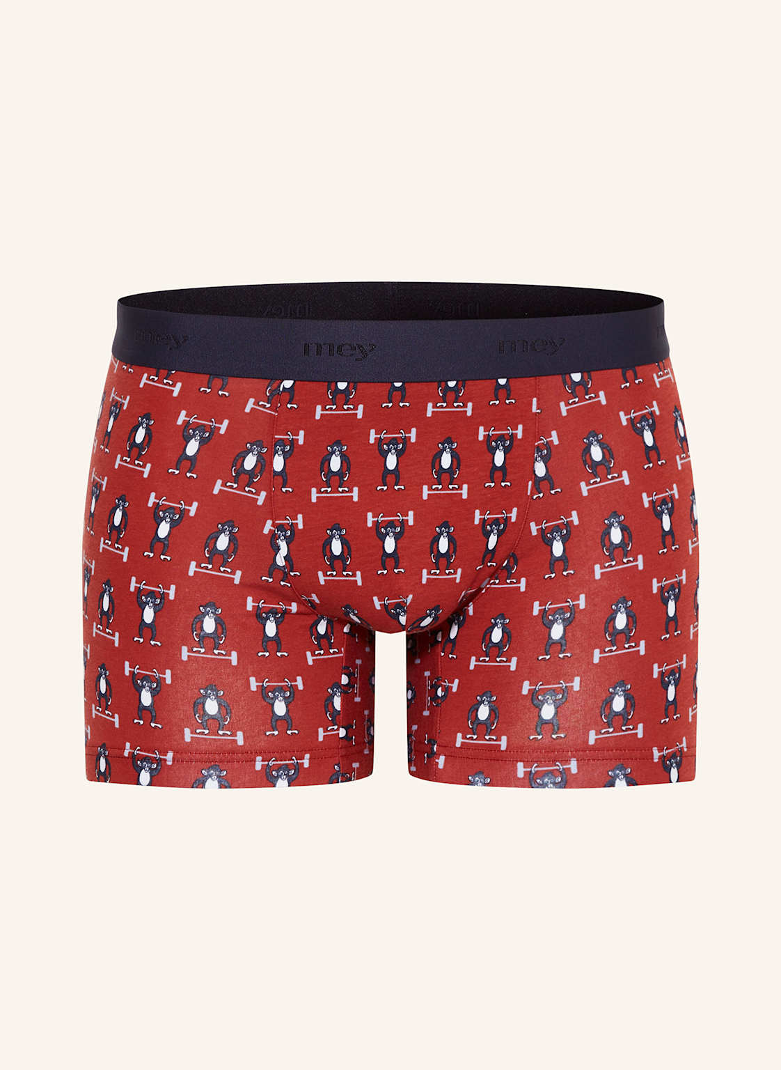 Mey Boxershorts Serie Athletic Monkey rot von mey