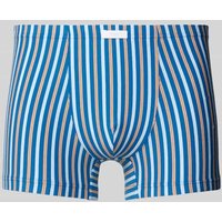 Mey Boxershorts mit Label-Patch Modell 'Shorty' in Hellblau, Größe XL von mey