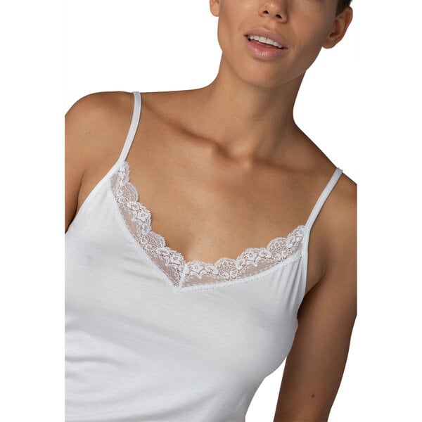 Mey Damen Spaghetti Top mit Spitze "Luise" aus Tencel von mey