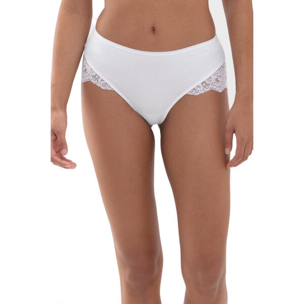 Mey Damen Taillenslip Organic mit Spitze Bio-Baumwolle von mey