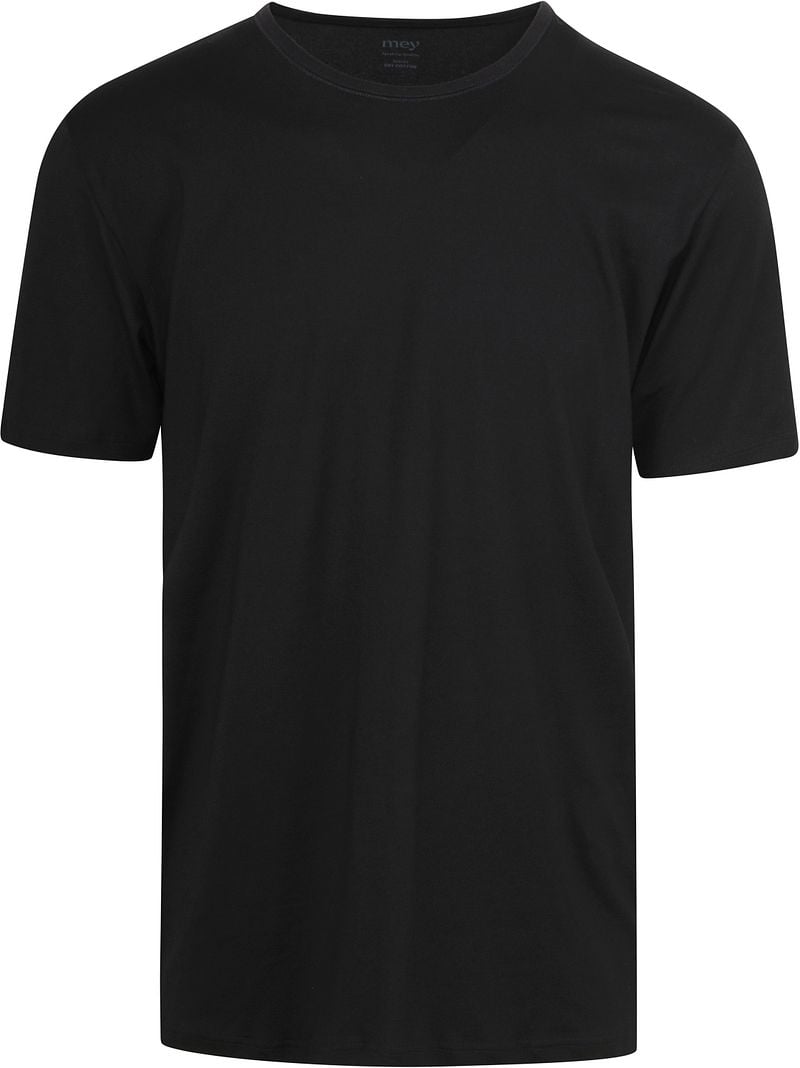 Mey Dry Cotton O-Ausschnitt T-Shirt Schwarz - Größe L von mey