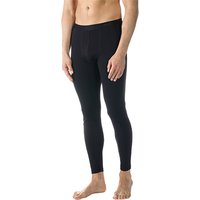 Mey Herren Lange Unterhose Schwarz COTTON unifarben von mey