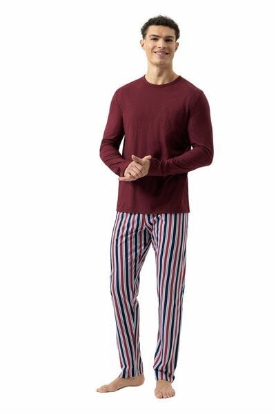 Mey Herren Schlafanzug Pyjama lang "STRIPES" Made-in-Green von mey