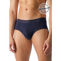 Mey Herren Slip blau COTTON unifarben von mey