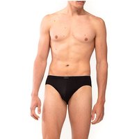 Mey Herren Slip Schwarz Baumwolle unifarben von mey