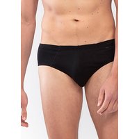 Mey Herren Slip Schwarz COTTON unifarben von mey
