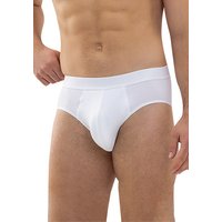 Mey Herren Slip Weiß Baumwolle unifarben von mey