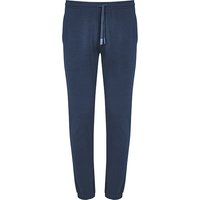 Mey Herren Sweatpants blau Baumwolle unifarben von mey