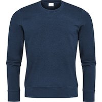 Mey Herren Sweatshirt blau Baumwolle unifarben von mey