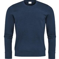 Mey Herren Sweatshirt blau Baumwolle unifarben von mey