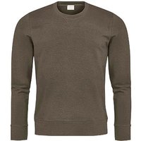 Mey Herren Sweatshirt grün Baumwolle unifarben von mey