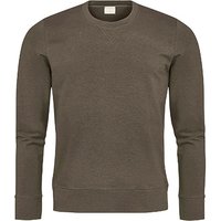 Mey Herren Sweatshirt grün Baumwolle unifarben von mey