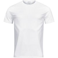 Mey Herren T-Shirt weiß Baumwolle unifarben von mey